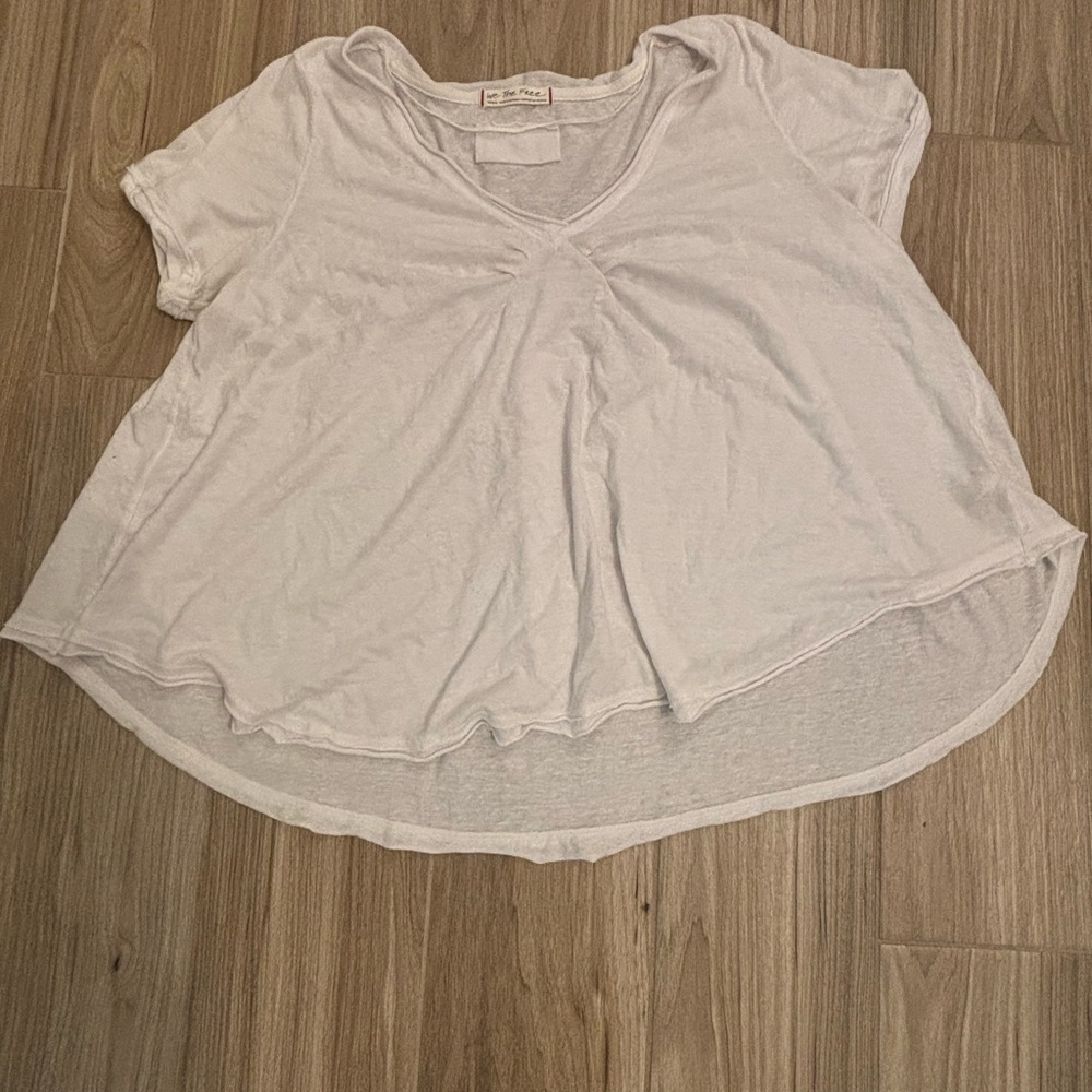 We The Free Soft White Short Sleeve Tee